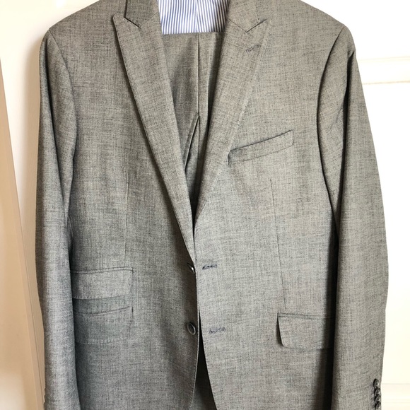 Banana Republic suit slim jacket 40R pants 33/32 - Picture 6 of 6